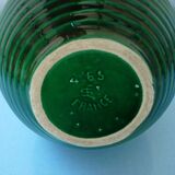 Dark green vase from the 1950s