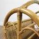 Bamboo and woven rattan magazine holders