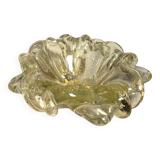 Murano blown glass bowl empty pocket