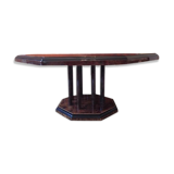 Table art déco loupe d'ormes 8 à 12 personnes