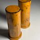 Burl wood veneered columns 20th century