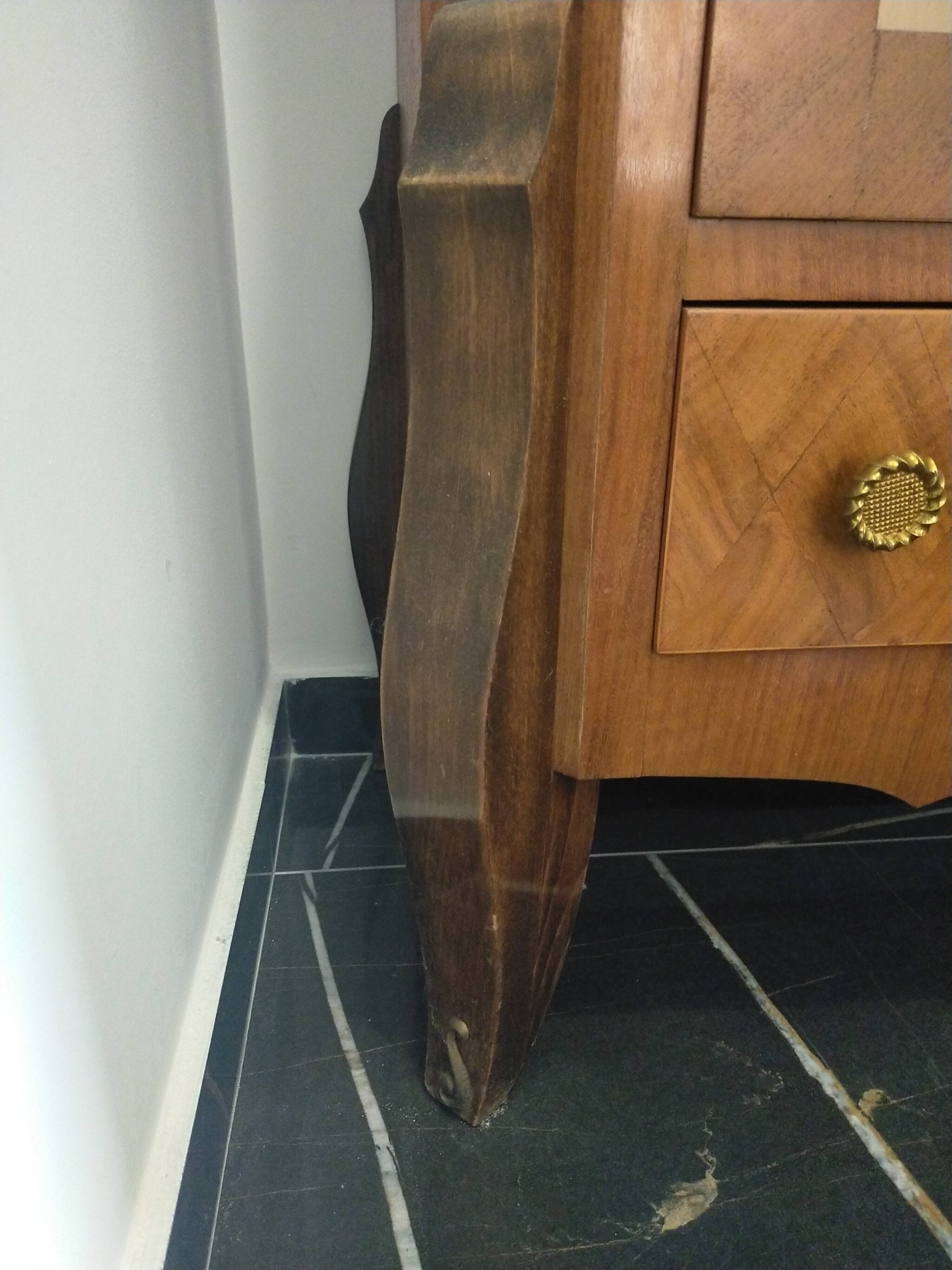 Vintage display cabinet in rosewood veneer 1950/1960