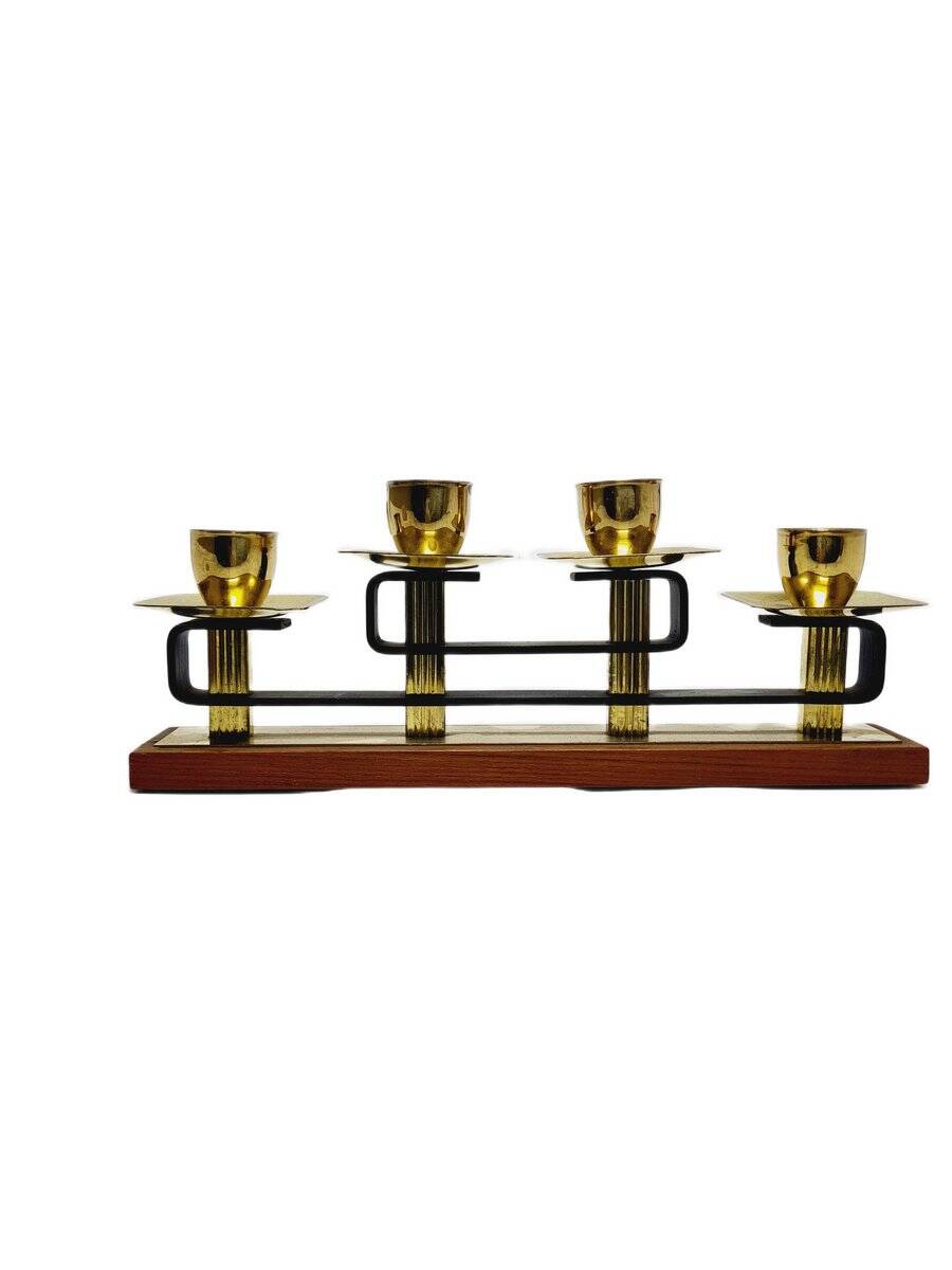 Art Deco 4-armed candleholder, Germany, 1950s
