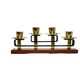 Art Deco 4-armed candleholder, Germany, 1950s