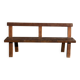 Old wooden bench
