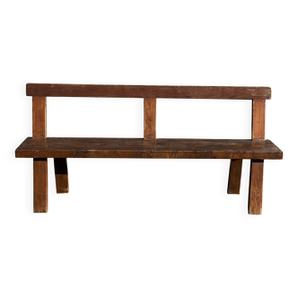 Old wooden bench