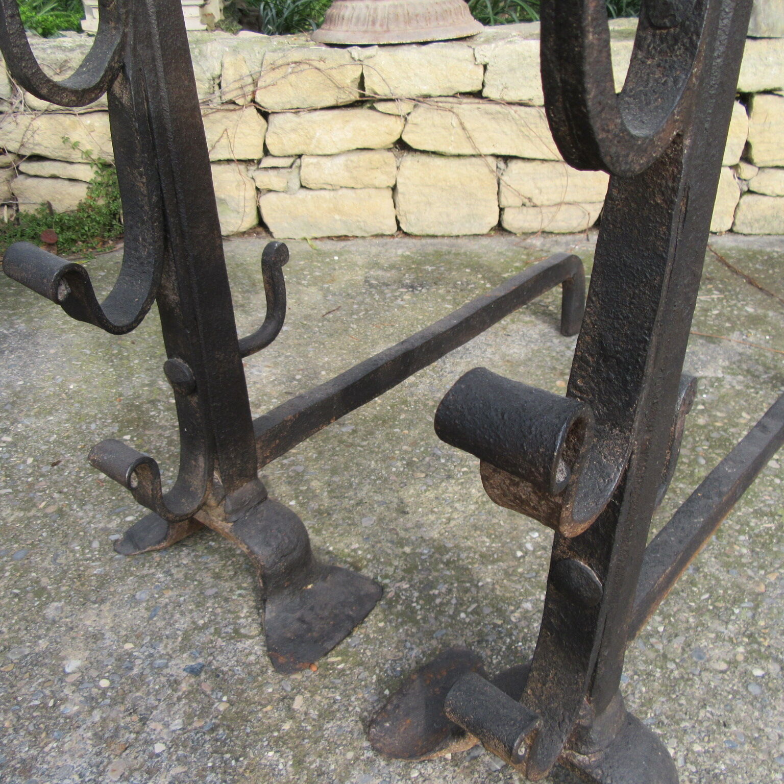 Pair of Chenets late 18th called landiers
