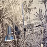 German floor lamp 1970 with pendulum