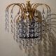 Pair of vintage tassel wall light