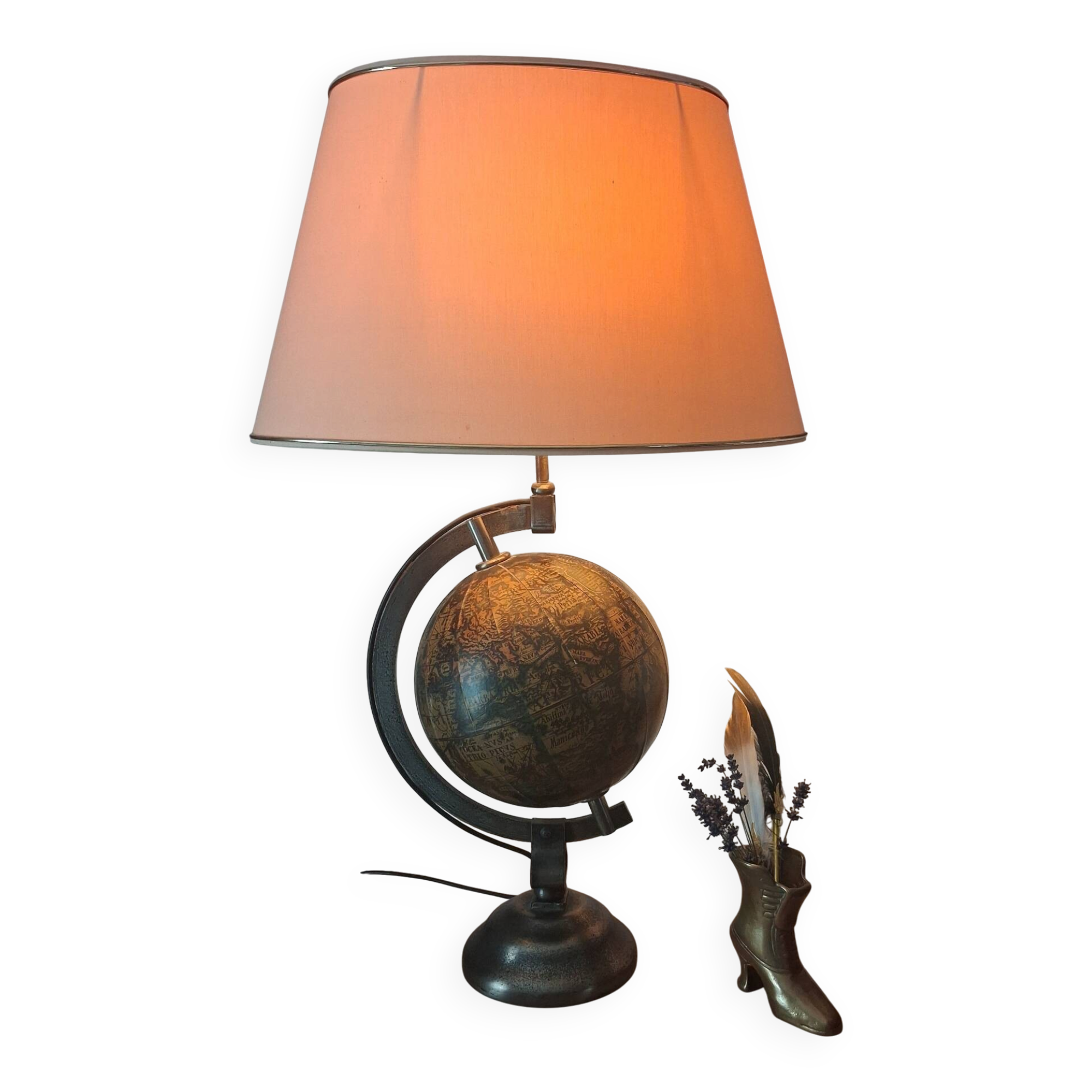 Vintage globe lamp