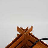Danish vintage teak lamp from 1970s