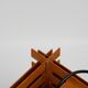 Danish vintage teak lamp from 1970s