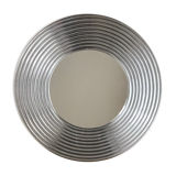 Circular mirror in a metal frame 35cm