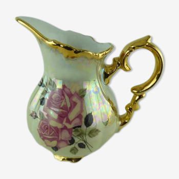 Pitcher "bavaria waldershof germany handarbeit 22 karat gold"