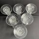 6 Baccarat/Saint Louis champagne flutes - Mid 19th century
