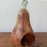 Lampe en verre en forme de poire