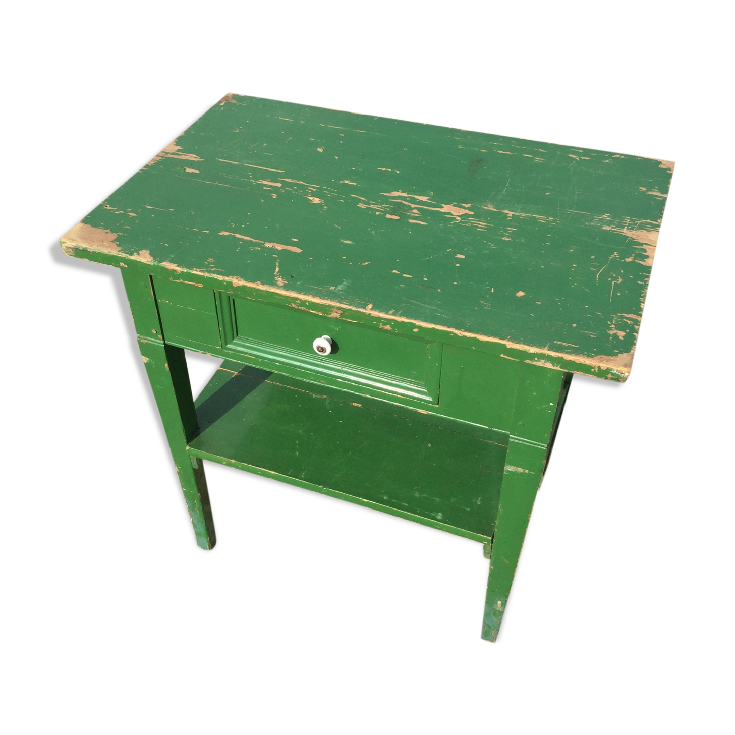 Green table