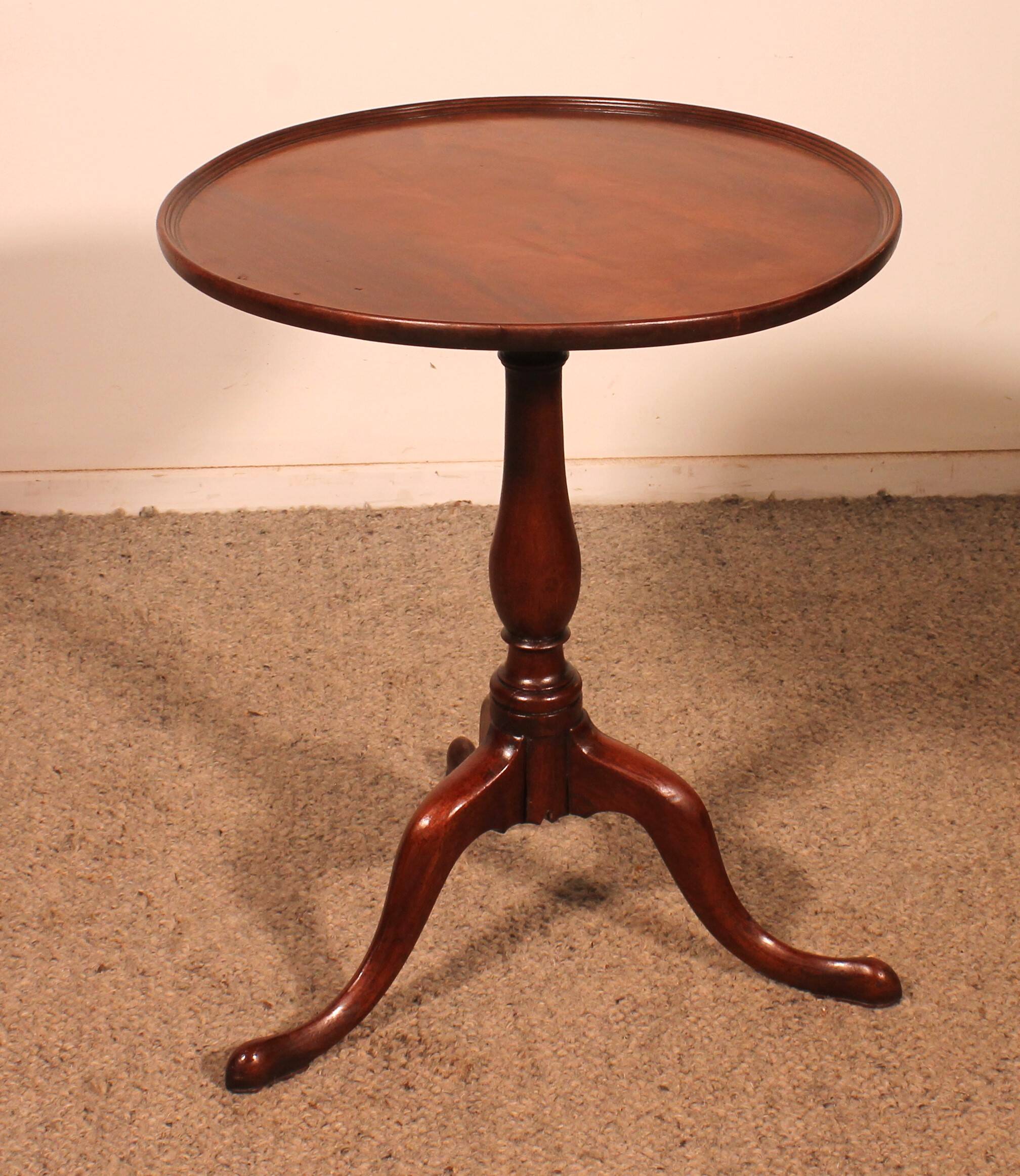 Small Mahogany Pedestal Table Circa 1800