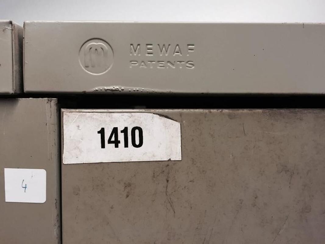 Vintage industrial cabinet by Mewaf, 1950s