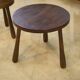 Ensemble de 2 chaises et une table brutaliste pour enfant 1960’s
