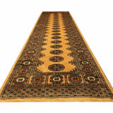 Tapis géométrique beige traditionnel 79x247cm