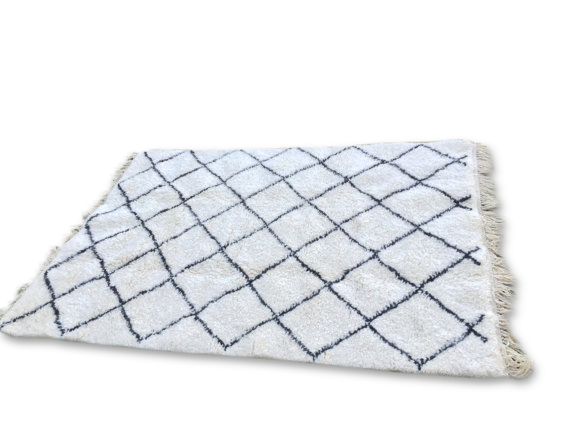 Tapis marocain beni ourian, 210x144