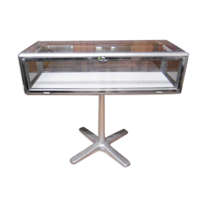 Vitrine sur pied en verre