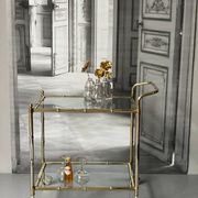 Vintage Golden Bar Cart