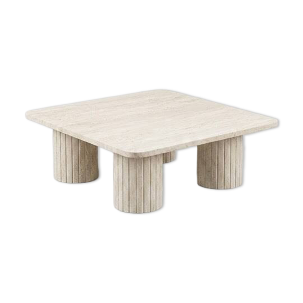 Table basse en travertin