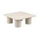 Travertine coffee table