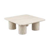 Table basse en travertin