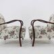1960s Pair of Resored Armchairs , Czechoslovakia