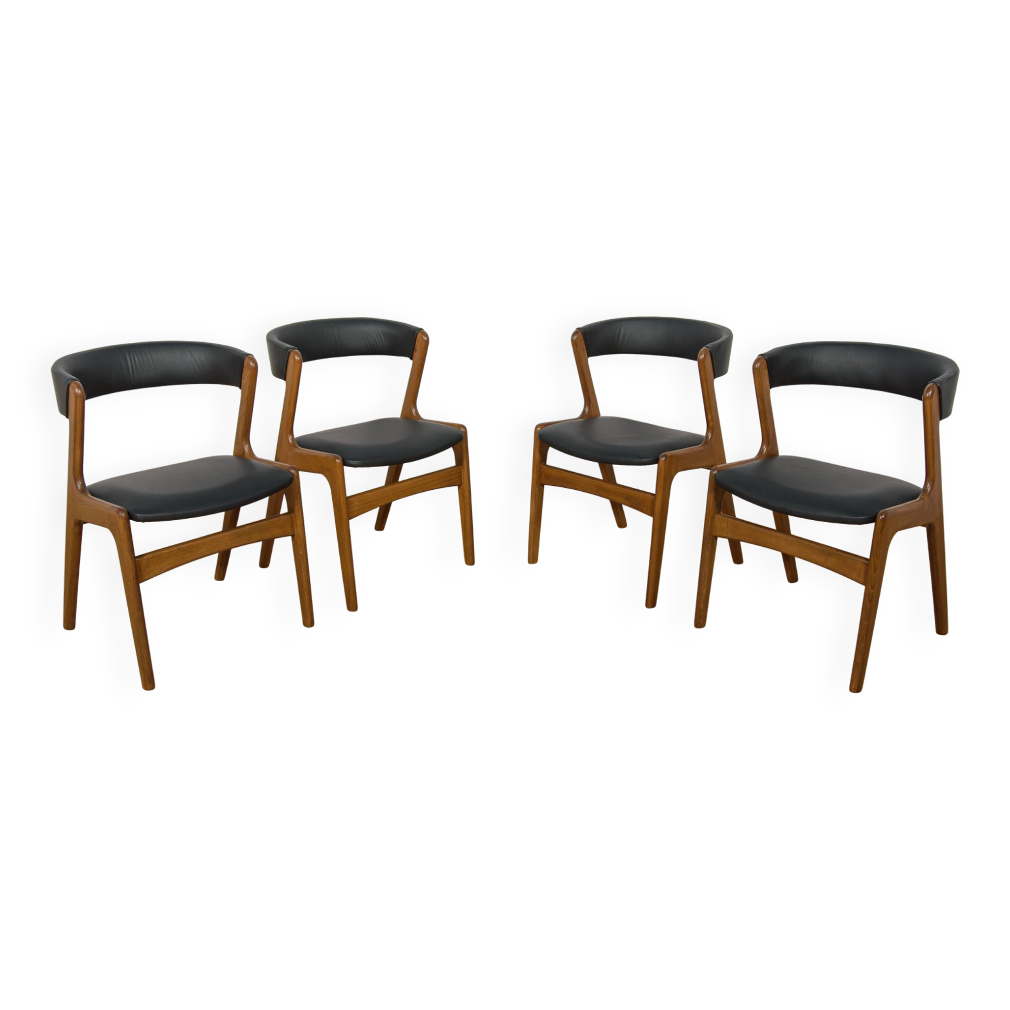 Mid-Century Danish Dining Chairs, 1960s, Set of 4