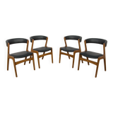 Mid-Century Danish Dining Chairs, 1960s, Set of 4