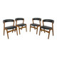 Mid-Century Danish Dining Chairs, 1960s, Set of 4