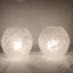 Par des lampes en cristal. Espagne, années 1990.
