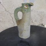 Broc zoomorphe en terre cuite vintage, Jean Claude Monange