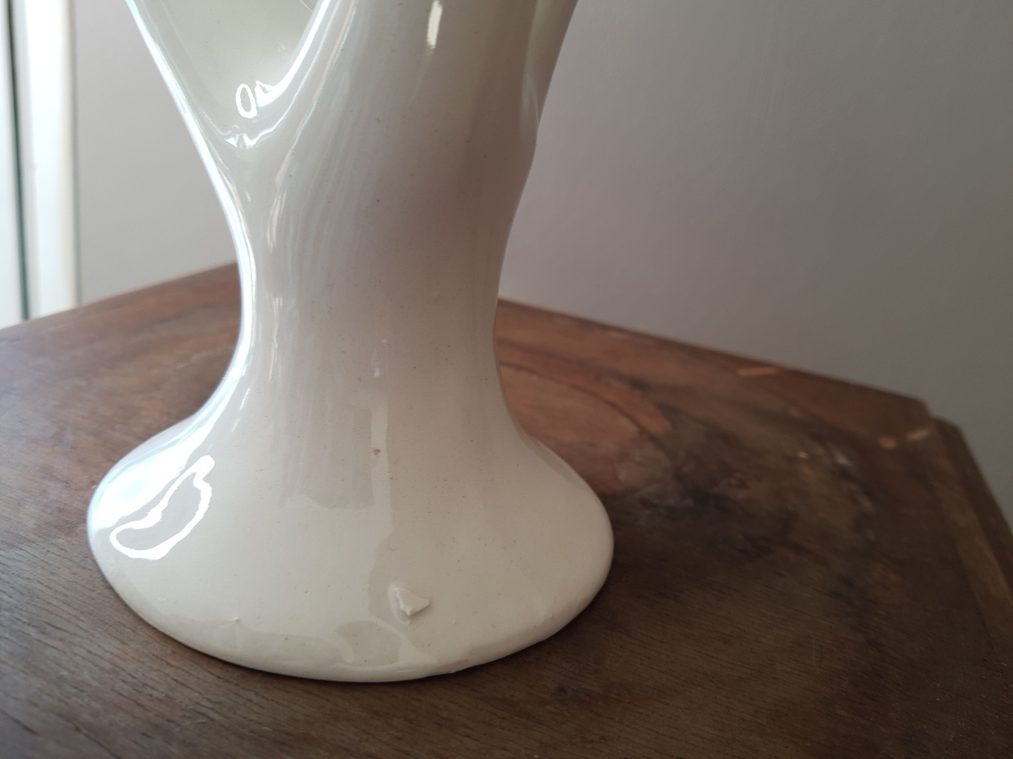 Vintage coral branch vase