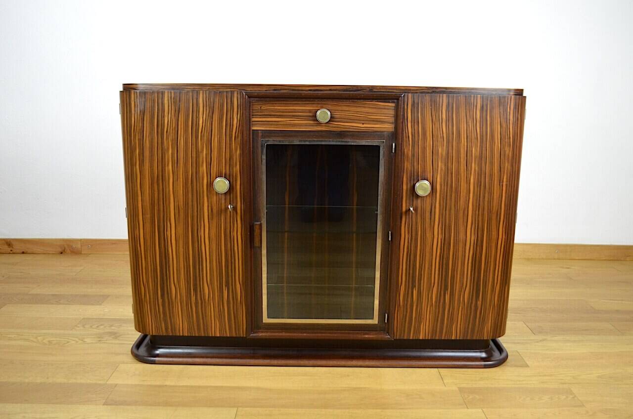 Somptueux dressoir Epoque Art-Déco 1930 en Macassar