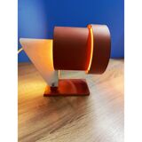 Vintage Danish red and white wall lamp