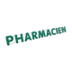 Sign green wood letters 'pharmacien'