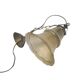 Art Deco pendant lamp, Belgium, 1950s