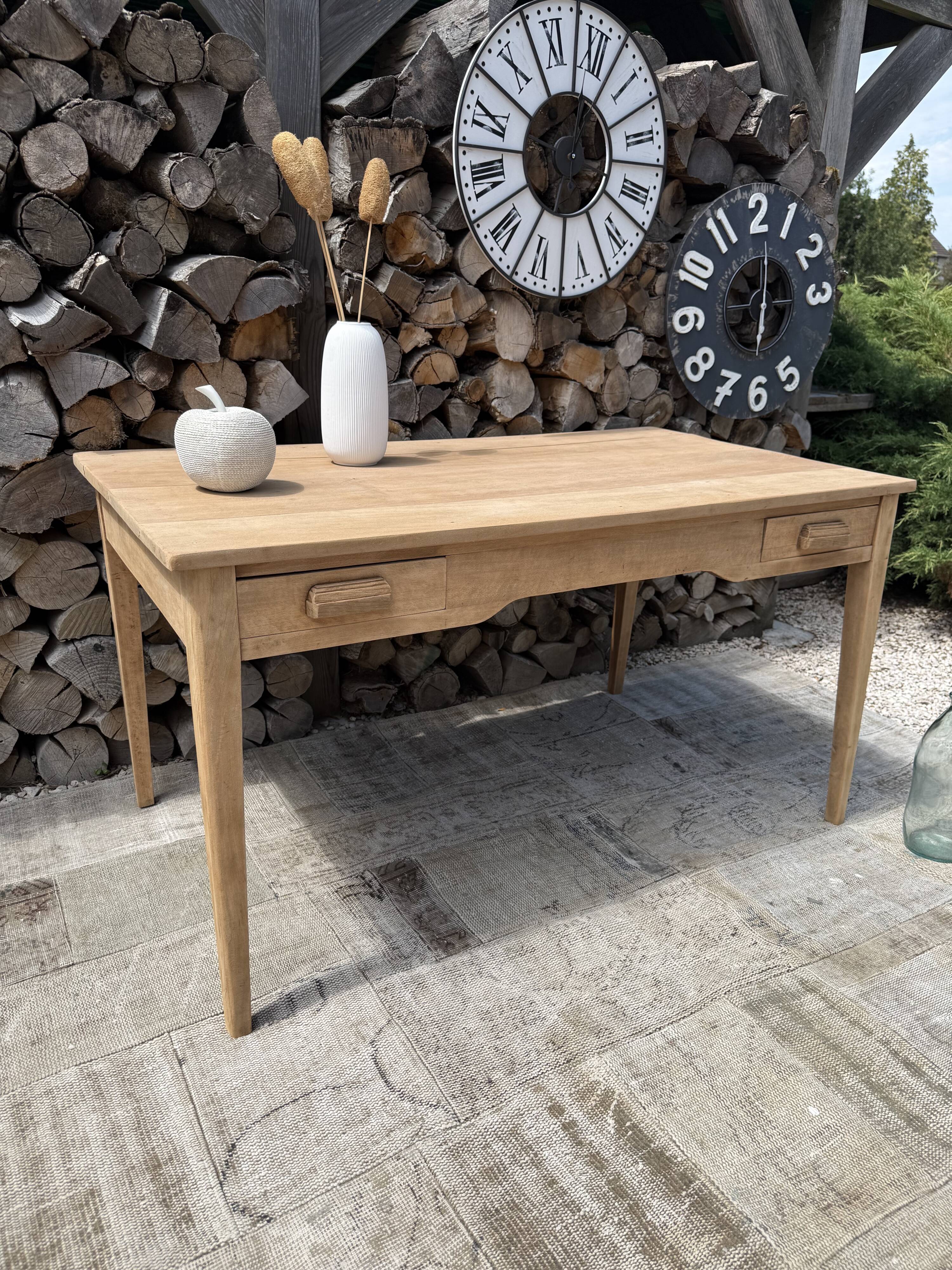 Antique solid desk