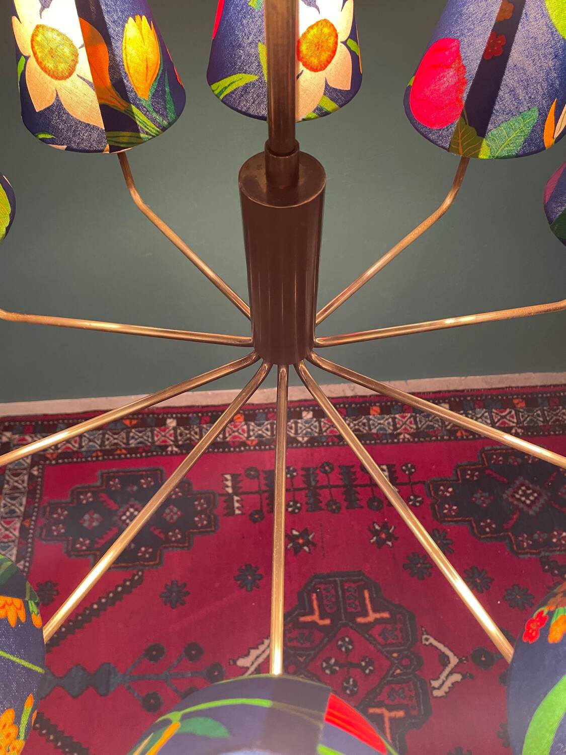 A very rare mid-century chandelier designed by Danish architect T. H. Valentiner