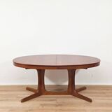 Oval dining table Baumann in teak from the 1970s.