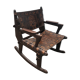 Rocking chair de Angel Pazmino 1960 pour Muebles de Estilo
