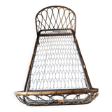 Vintage rattan bamboo bed