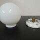 Ceramic neck globe ceiling light