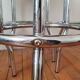 4 Tabourets de bar chromé vintage
