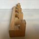 Bamboo wood coat rack